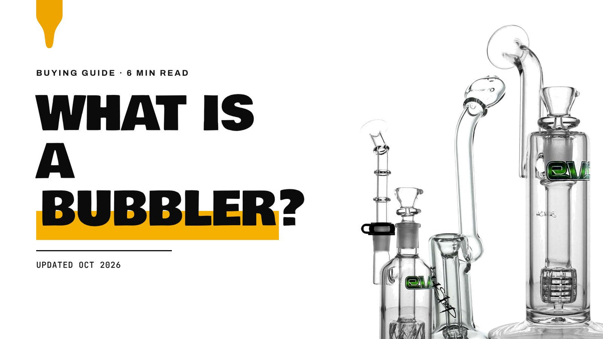 What Is a Bubbler: an EVO dewar bubbler, a Sherlock bubbler and an EVO bubbler on a white background