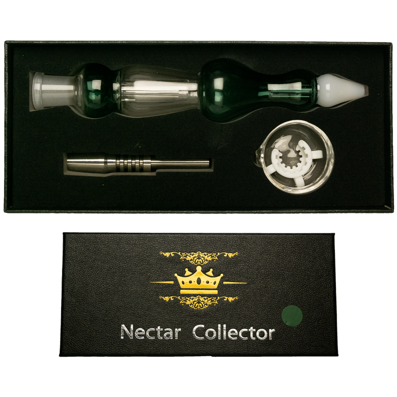 14mm Black Box Assorted Colord Nectar Box Set w/ Stainless Steel Tip, Dish & K-Clip. Assorted Colors