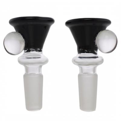 14mm GoG Black Funnel Slide with Large Marble