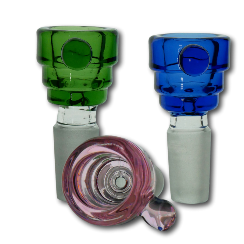 Color Cup Stack Funnel Bowl with Color Ball Handle Group Shot