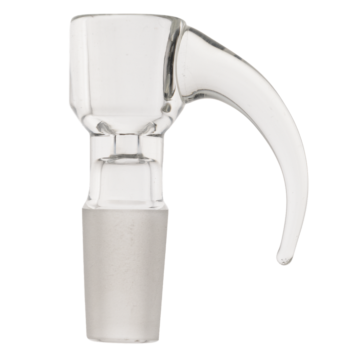 Clear Tea Cup Glass Slide with Large Clear Horn