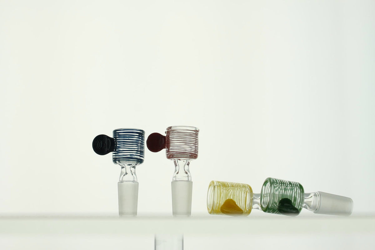 Color Wrap Teacup Style Glass Slide Bowl Gog