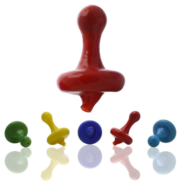 Color Glass Direction Top Carb Cap for Quartz Banger Nails