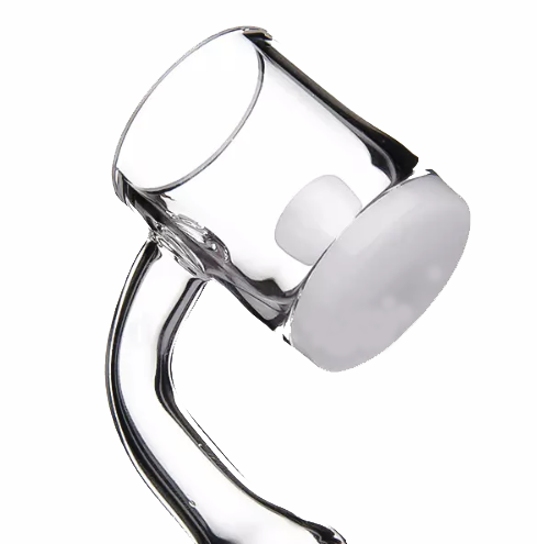 White Quartz V2 Gavel Core Reator Banger 90 Degree