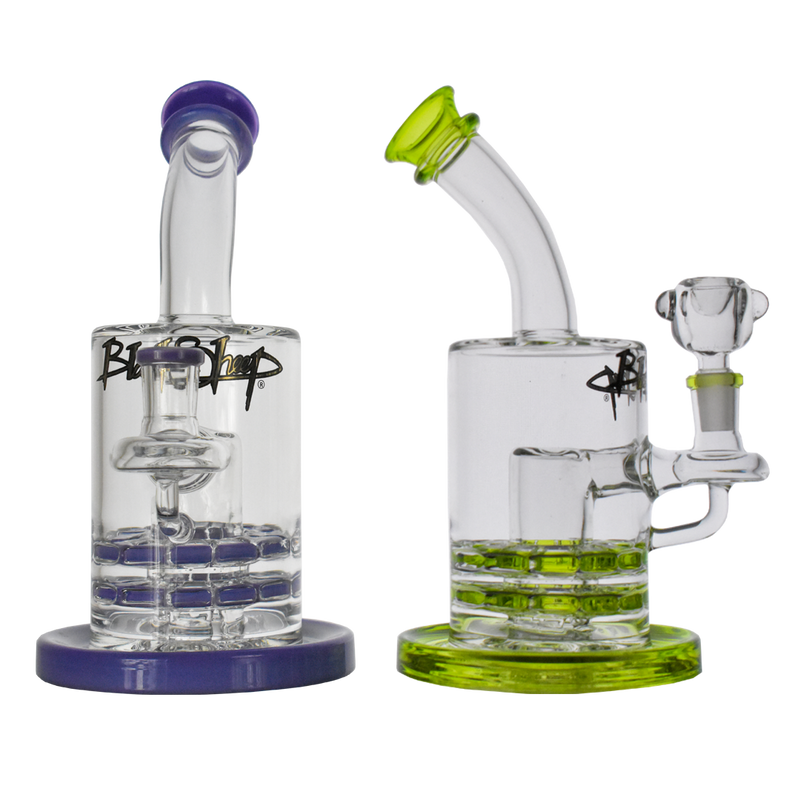 Black Sheep Gallery Glass Bong Hand Cannon 75mm Color Ratchet