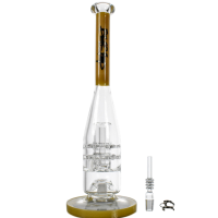Nectar Straw Glass Baseball Ratchet w/ Stand by Black Sheep Gallery