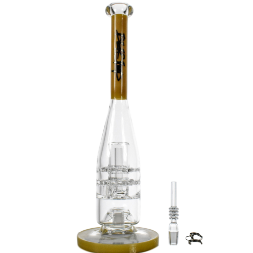 Nectar Straw Glass Baseball Ratchet w/ Stand by Black Sheep Gallery