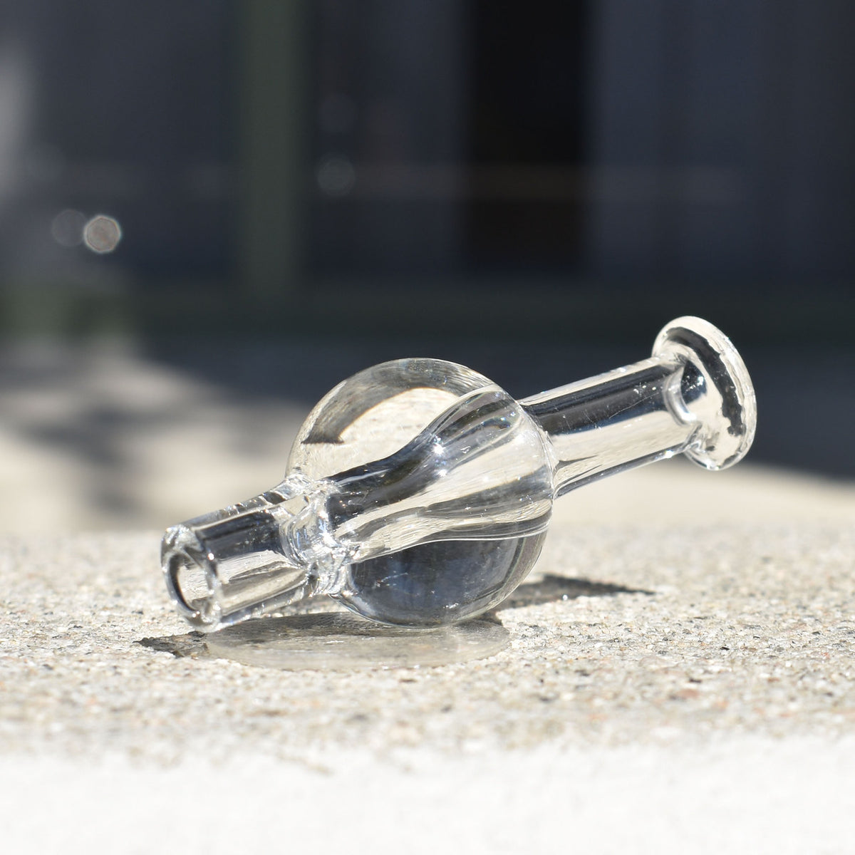 Thick Glass Directional Carb Cap for Quartz Thermal Banger Domeless Nails