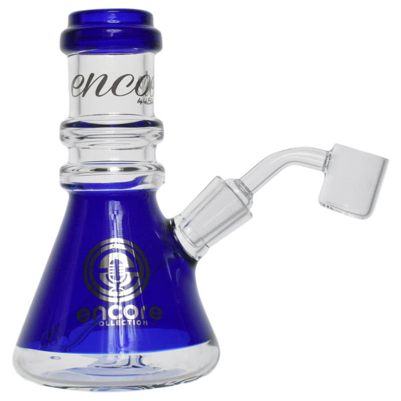 5" Stubby Chubby Mini Glass Rig Water Pipe by Encore Collection