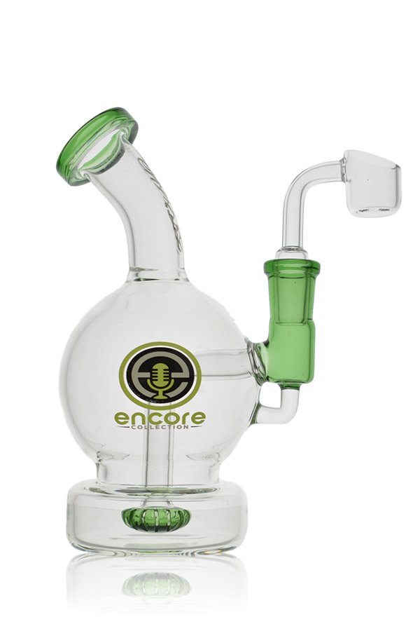 Encore Collection Glass Globe Ball Oil Rig Banger Hanger Water Pipe