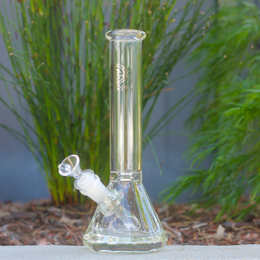 Encore Collection 10″ Thick Polygon Beaker Glass Bong Water Pipe