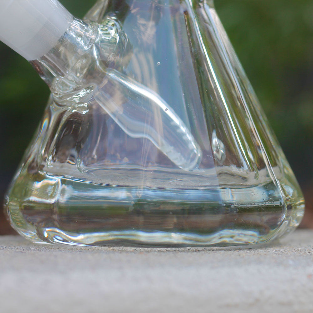 Encore Collection 10″ Thick Polygon Beaker Glass Bong Water Pipe