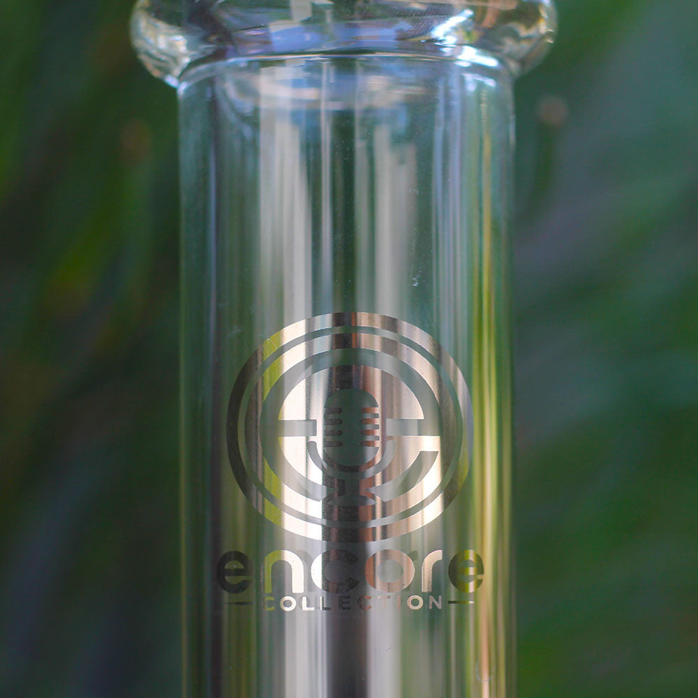 Encore Collection 10″ Thick Polygon Beaker Glass Bong Water Pipe