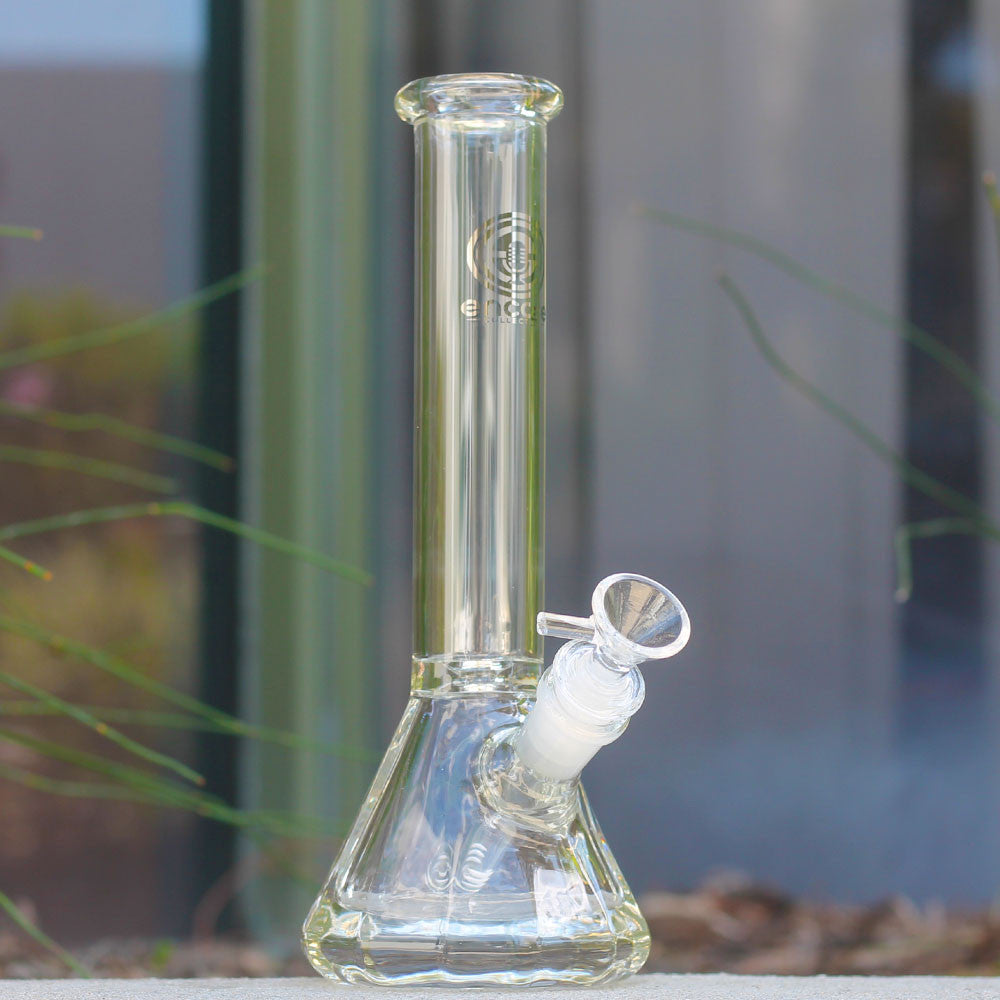Encore Collection 10″ Thick Polygon Beaker Glass Bong Water Pipe
