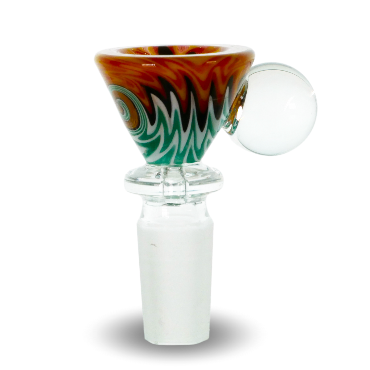 Color Reversal Funnel Glass Slide Bowl 18mm & 14mm
