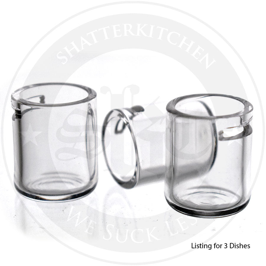 20mm Quartz Dish Insert for Banger Nails