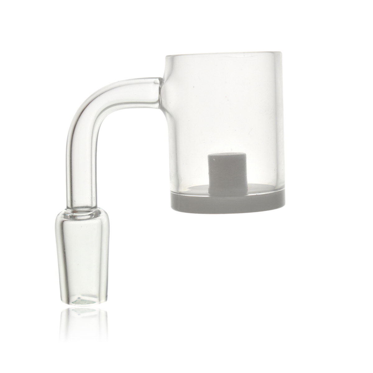 White Quartz V2 Gavel Core Reator Banger 90 Degree