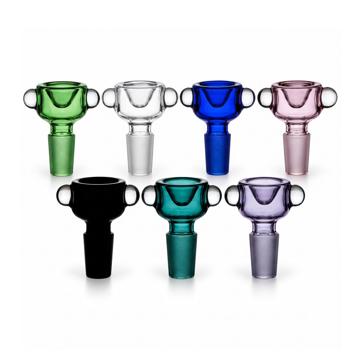Color Tubing Bowl Glass Slide in 7 colors