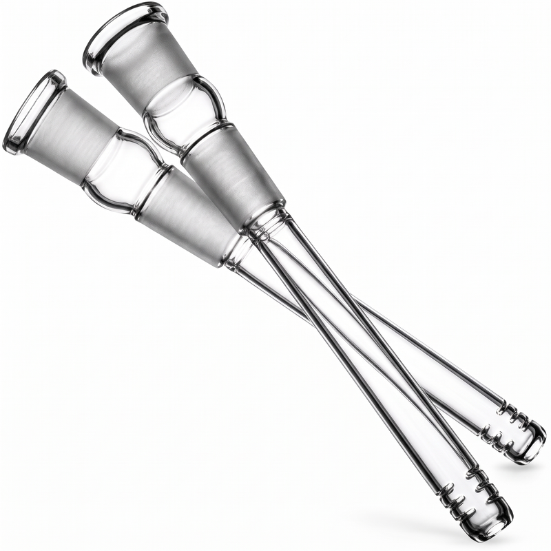 Glass Downstem 18-18 Slit Cut Diffuser