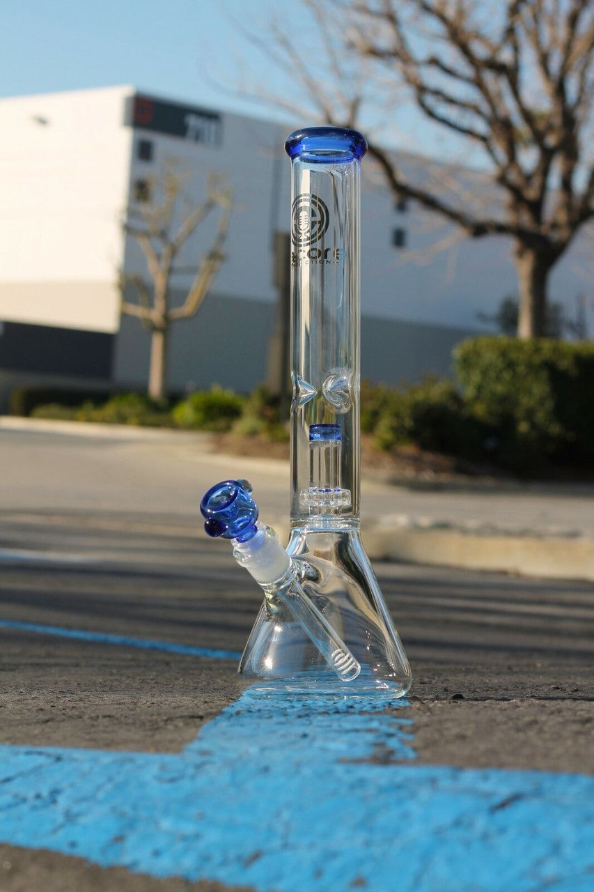 14" Encore Collection Glass 44x4 Single Showerhead