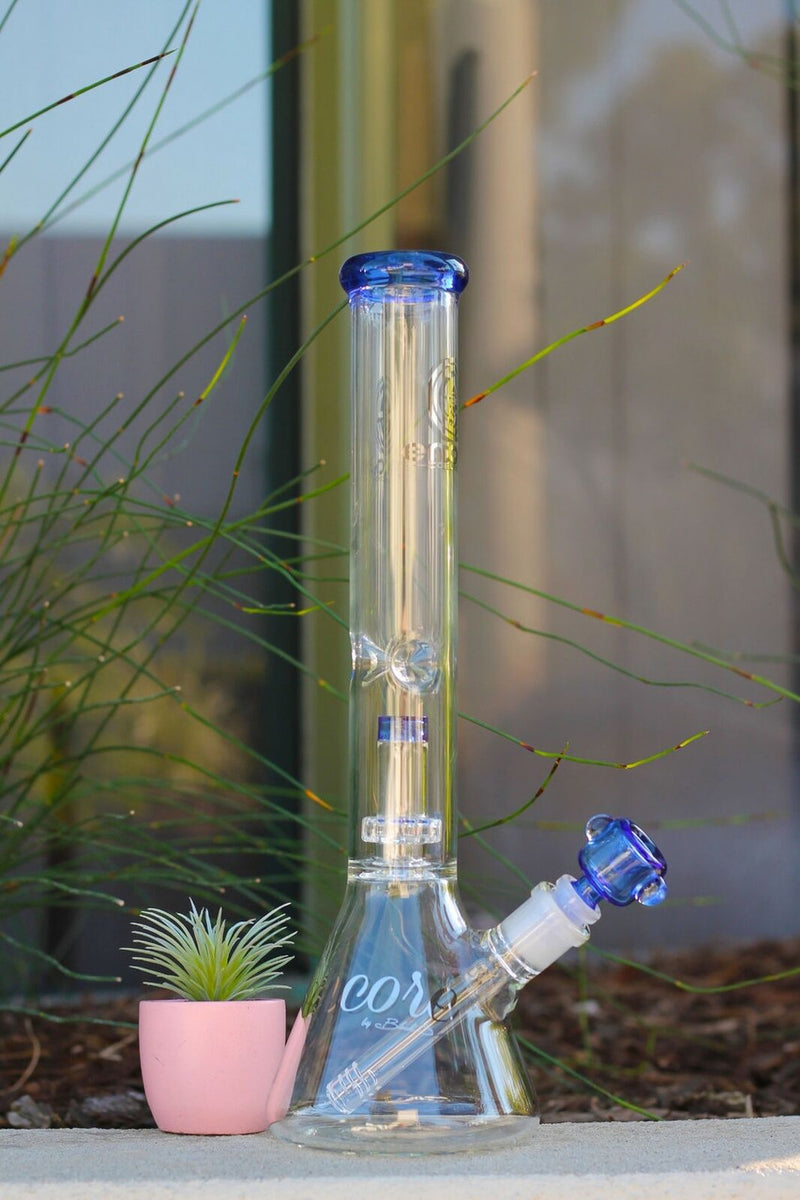 14" Encore Collection Glass 44x4 Single Showerhead
